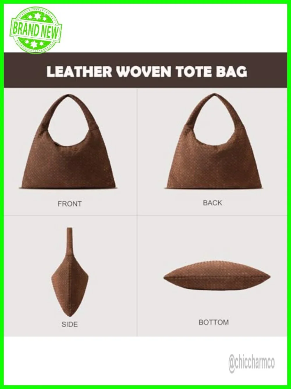 Vegan Leather Woven Tote, Suede Hobo, Braided Shoulder Bag Handwoven